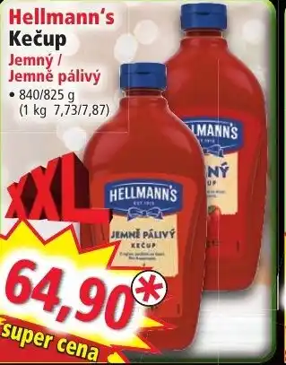 Norma Hellmann's Kečup Jemný / Jemně pálivý nabídka