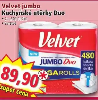 Norma Velvet jumbo Kuchyňské utěrky Duo nabídka