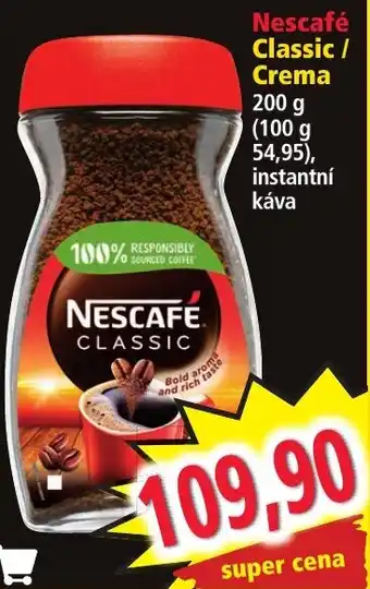 Norma Nescafé Classic / Crema nabídka