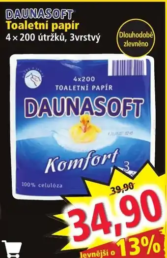Norma DAUNASOFT Toaletní papír nabídka