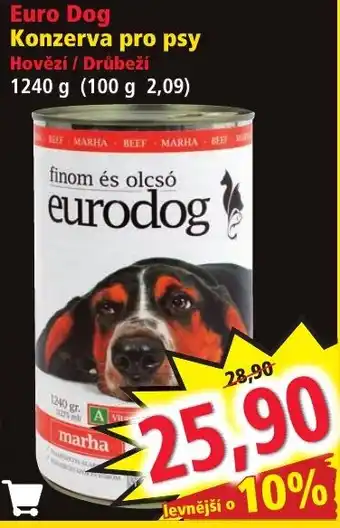 Norma Euro Dog Konzerva pro psy Hovězí / Drůbeží nabídka