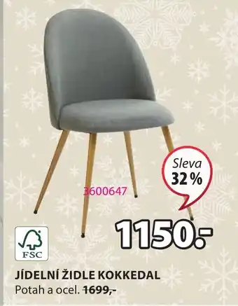 JYSK JÍDELNÍ ŽIDLE KOKKEDAL nabídka