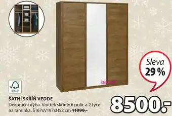 JYSK ŠATNÍ SKŘÍŇ VEDDE nabídka