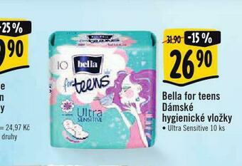 Albert Bella for teens dámské hygienické vložky nabídka