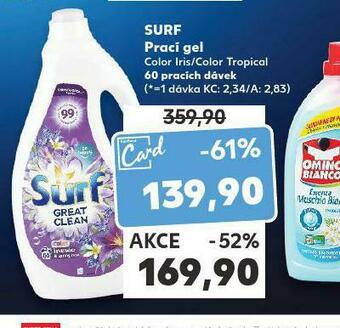 Kaufland Surf prací gel nabídka