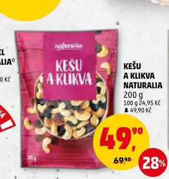 Penny Market Kešu a klikva naturalia, 200 g nabídka
