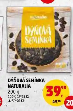 Penny Market Dýňová semínka naturalia, 200 g nabídka