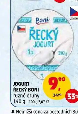 Penny Market Jogurt řecký boni, 140 g nabídka