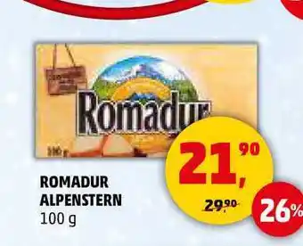 Penny Market Romadur alpenstern, 100 g nabídka