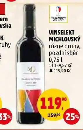 Penny Market Vinselekt michlovský, 0,75 l nabídka