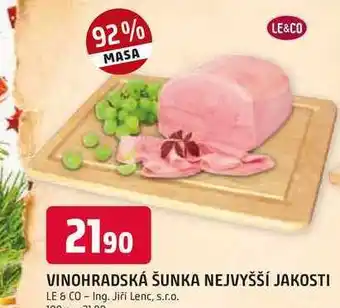 Trefa Vinohradská šunka nejvyšší jakosti 100g nabídka
