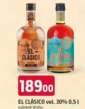 Trefa El clasico vol. 30% 0,5 l vybrané druhy nabídka