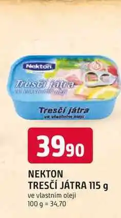 Trefa Nekton tresčí játra 115 g nabídka