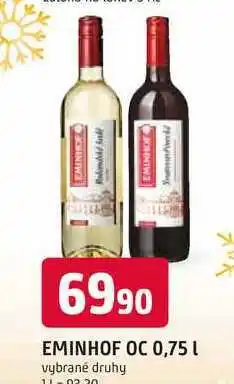 Trefa Eminhof oc 0,75 l vybrané druhy nabídka