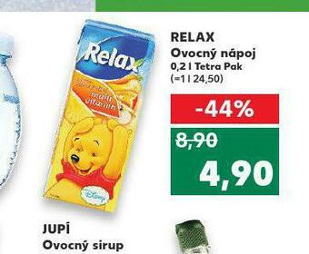 Kaufland Relax ovocný nápoj nabídka