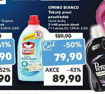 Kaufland Omino bianco tekutý prací prostředek nabídka