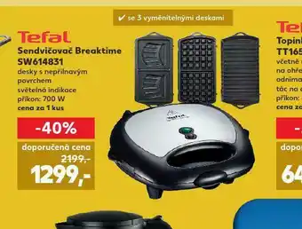 Kaufland Sendvičovač tefal nabídka