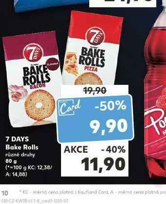 Kaufland 7days bake rolls nabídka
