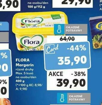 Kaufland Flora margarín nabídka