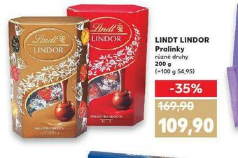 Kaufland Lindt lindor pralinky nabídka