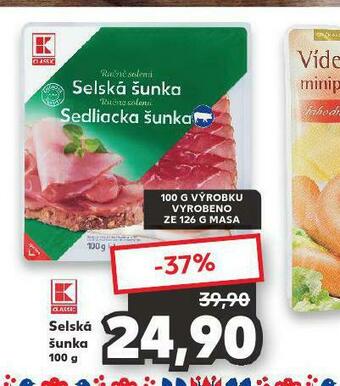Kaufland Selská šunka nabídka