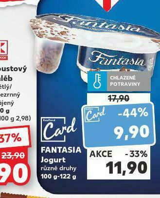 Kaufland Fantasia jogurt nabídka