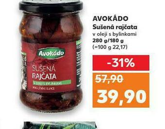 Avokádo sušená rajčata