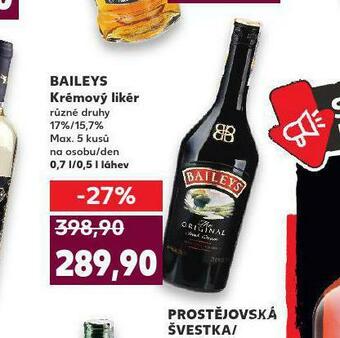 Kaufland Baileys krémový likér nabídka