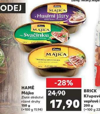 Kaufland Hamé májka nabídka