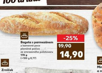 Kaufland Bageta s parmazánem nabídka
