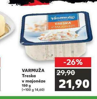 Kaufland Treska v majonéze nabídka