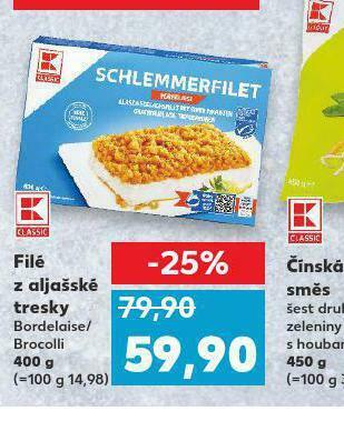 Kaufland Filé z aljašské tresky nabídka