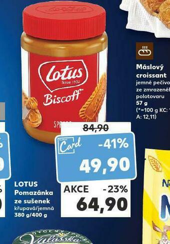 Kaufland Lotus pomazánka nabídka