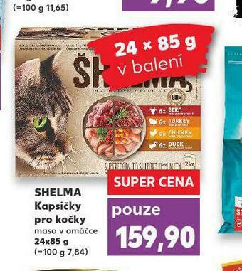 Kaufland Shelma kapsičky pro kočky nabídka