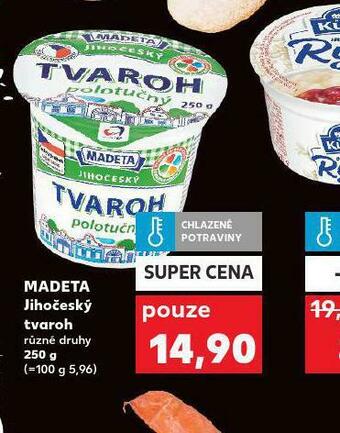 Kaufland Madeta jihočeský tvaroh nabídka