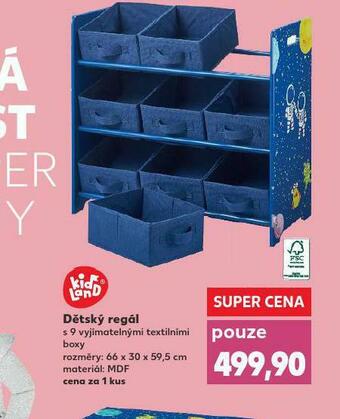 Kaufland Dětský regál nabídka