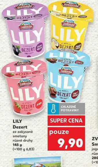 Kaufland Lily dezert nabídka