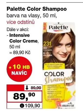 Barvy a laky drogerie Palette Color Shampoo nabídka