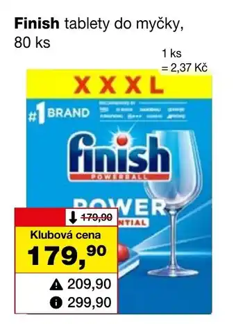 Barvy a laky drogerie Finish tablety do myčky, 80 ks nabídka
