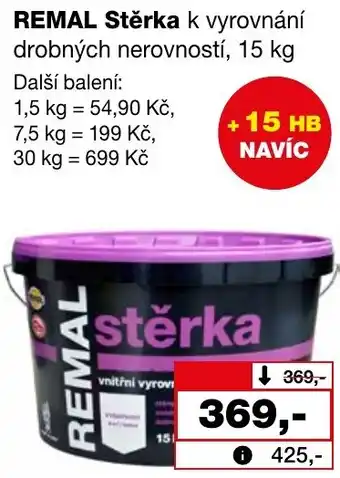 Barvy a laky drogerie REMAL Stěrka nabídka