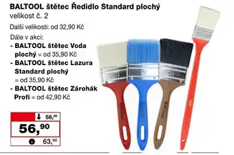 Barvy a laky drogerie BALTOOL štětec Ředidlo Standard plochý nabídka