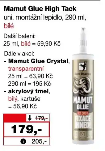Barvy a laky drogerie Mamut Glue High Tack nabídka
