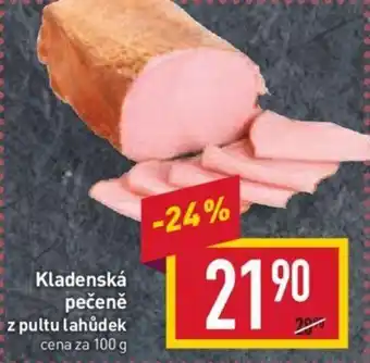 Billa Kladenská pečeně z pultu lahůdek nabídka