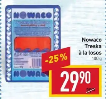 Billa Nowaco Treska. à la losos nabídka