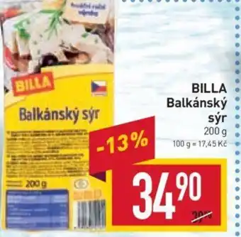 Billa BILLA Balkánský sýr nabídka