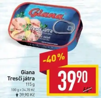 Billa Giana Tresčí játra nabídka