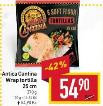 Billa Antica Cantina Wrap tortilla 25 cm nabídka