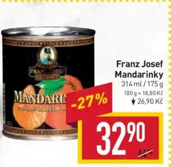 Billa Franz Josef Mandarinky nabídka