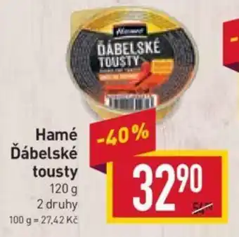 Billa Hamé Ďábelské tousty nabídka
