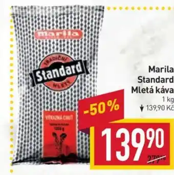 Billa Marila Standard Mletá káva nabídka